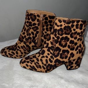 Cheetah booties